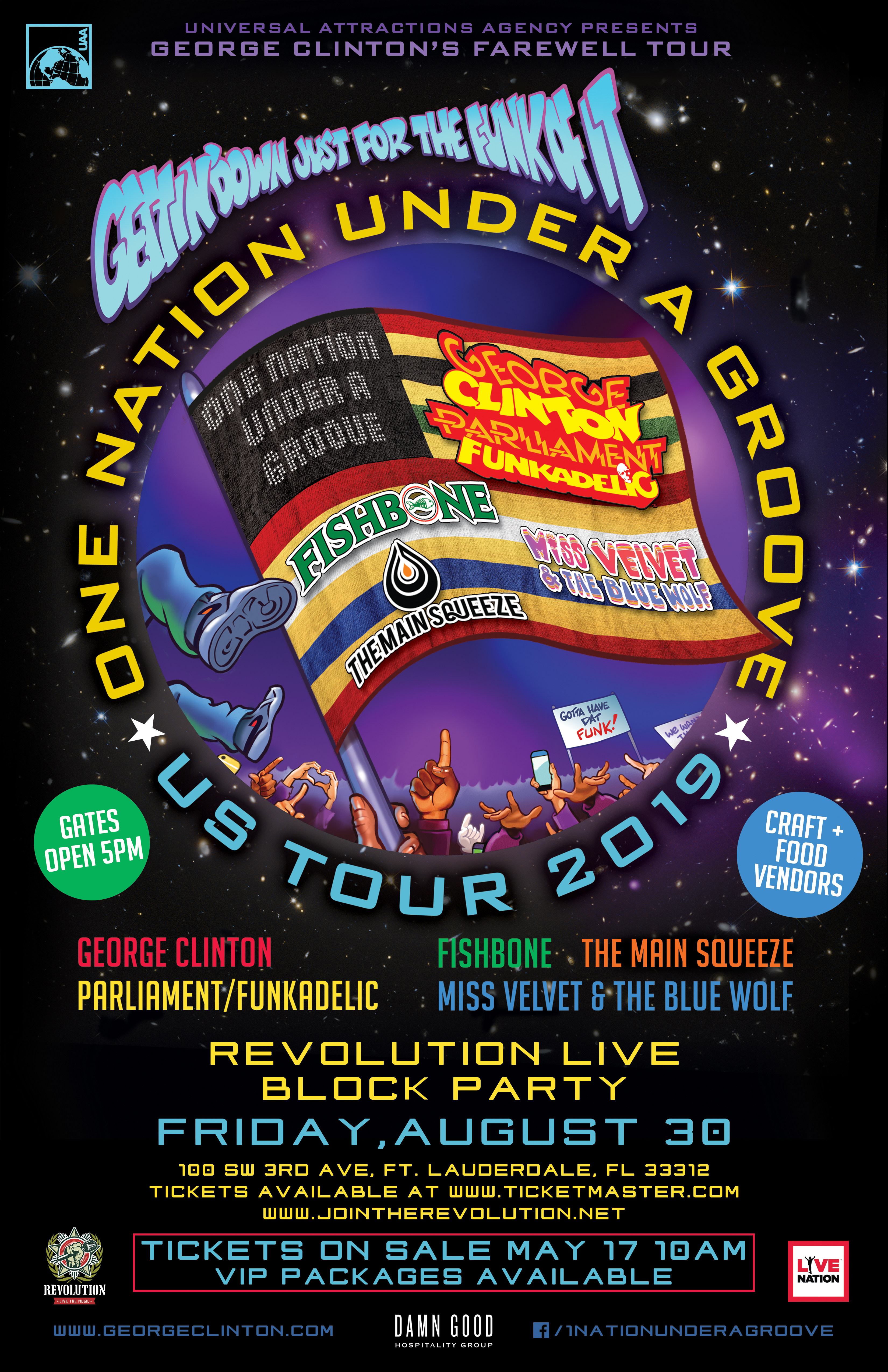 One Nation Under a Groove with George Clinton & Parliament Funkadelic