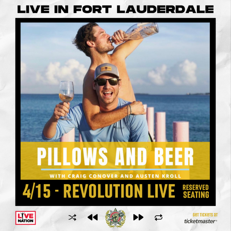 Pillows and Beer Live with Craig Conover and Austen Kroll Revolution Live