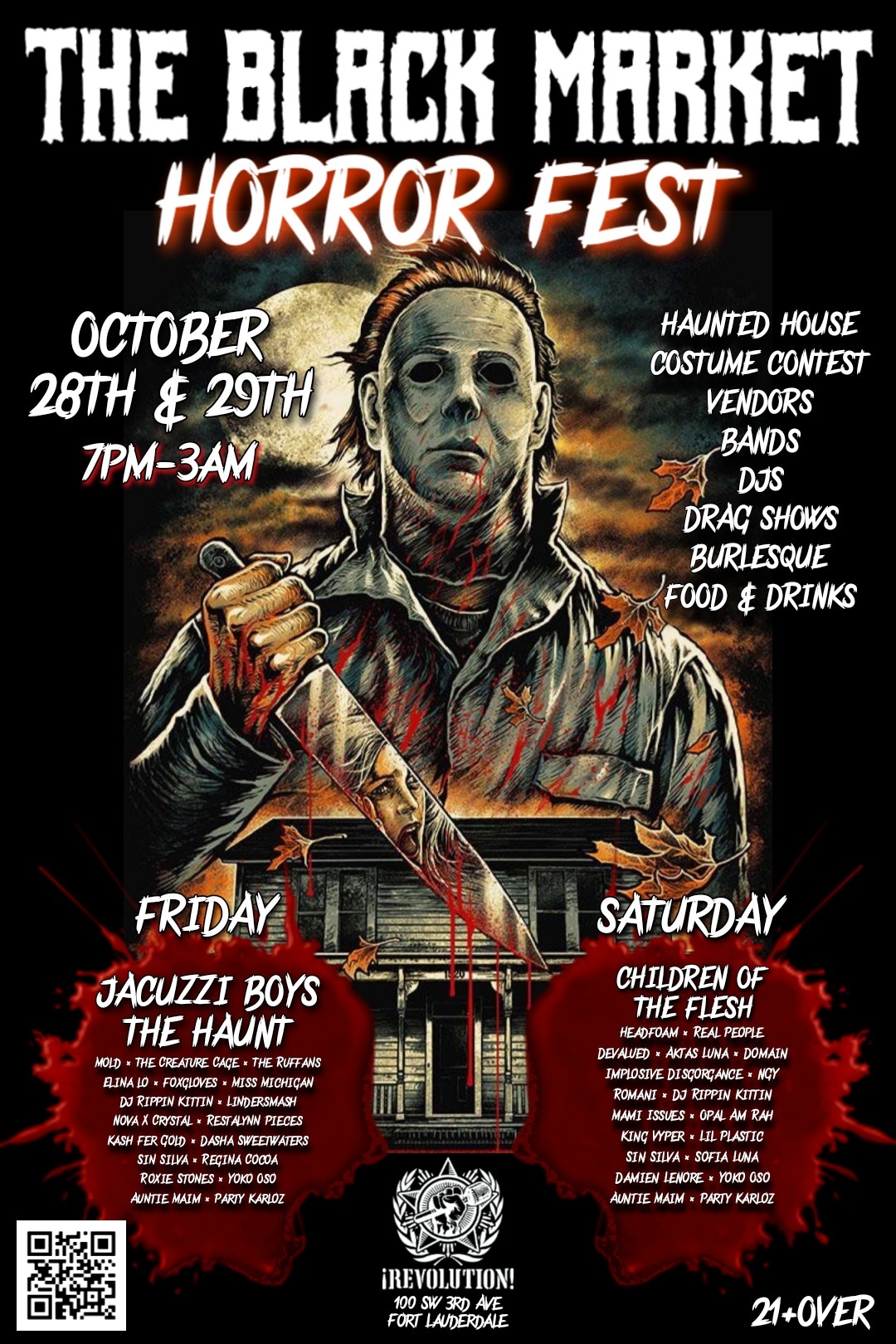 The Black Market Horror Fest Night 2 Revolution Live