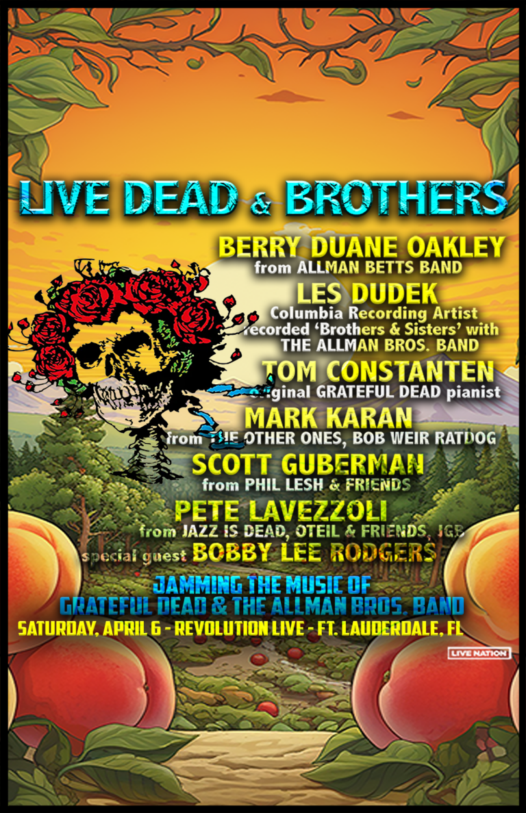 Live Dead & Brothers: An All - Star Celebration of Grateful Dead & Allman  Brothers - Revolution Live