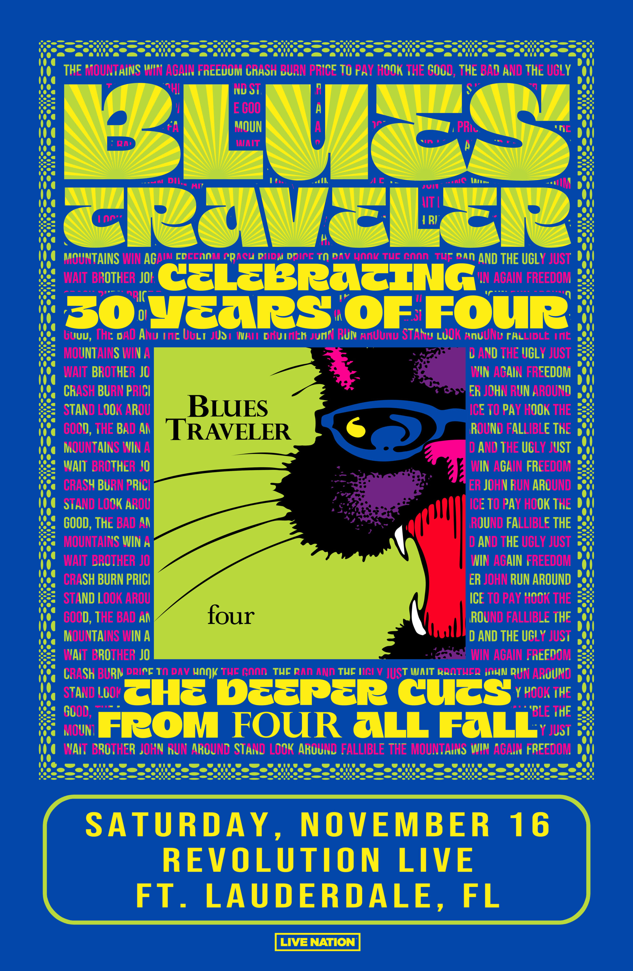 Blues Traveler – 30 Years Of Four Tour