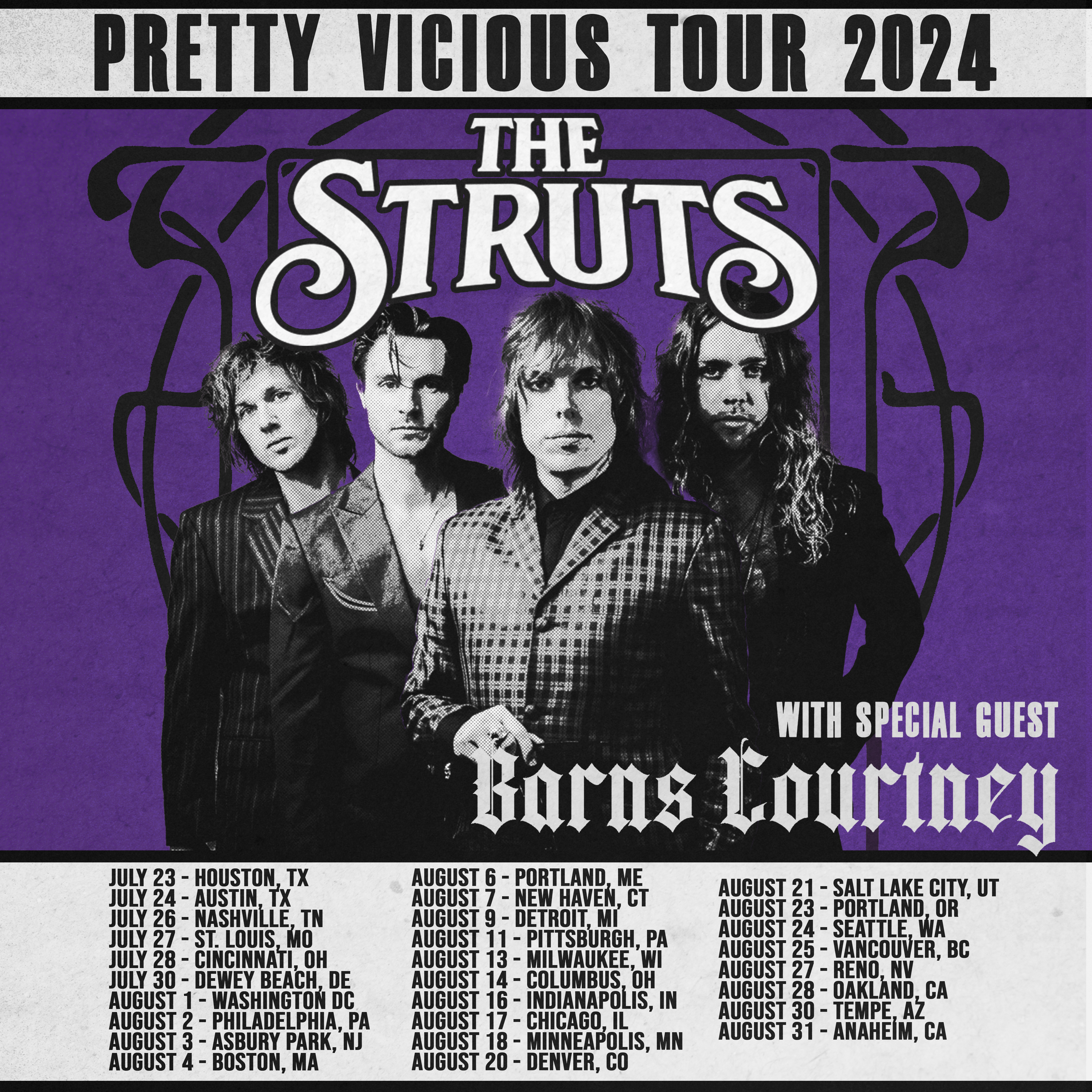 The Struts: The Pretty Vicious Tour 2024