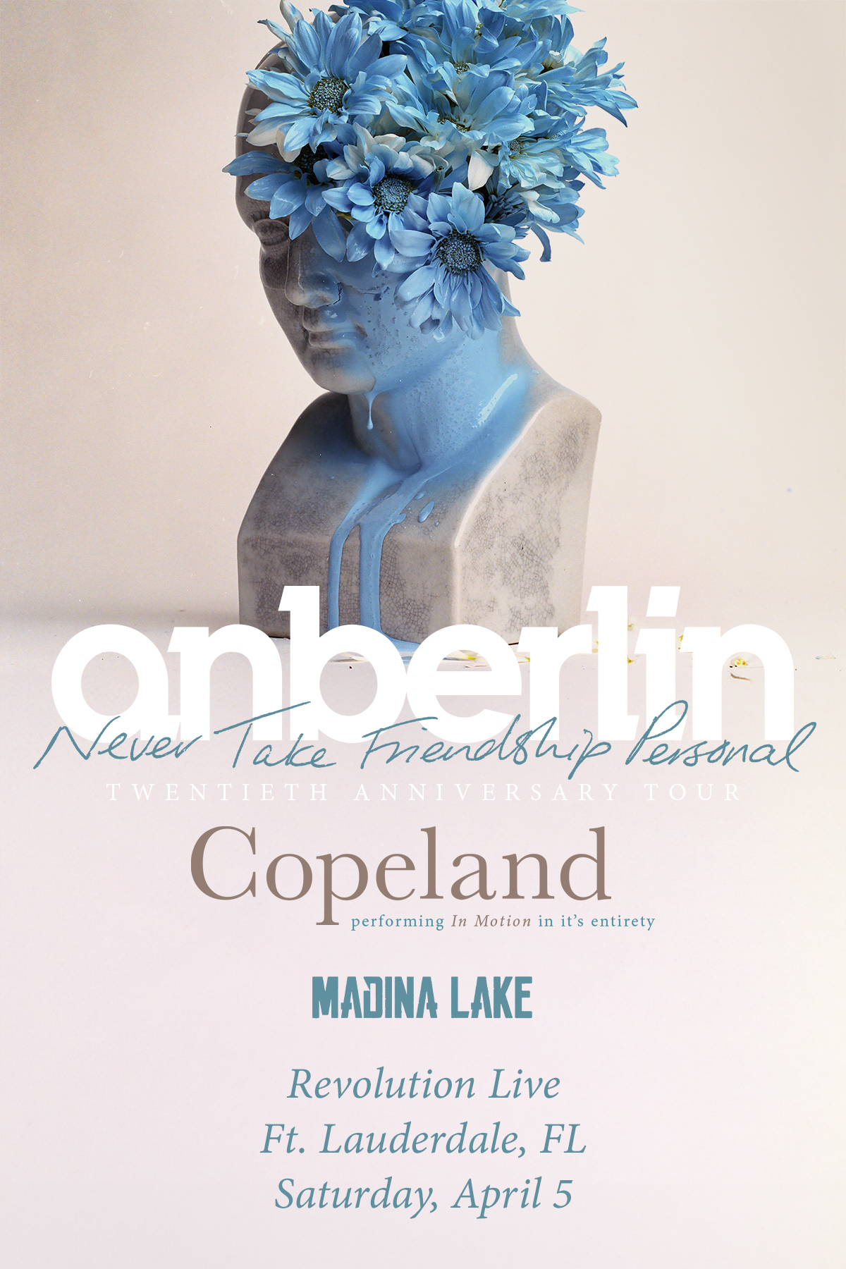 Anberlin with support from Copeland and Madina Lake